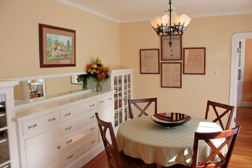 Dining room of a Storybook House on The Martinez Home Tour