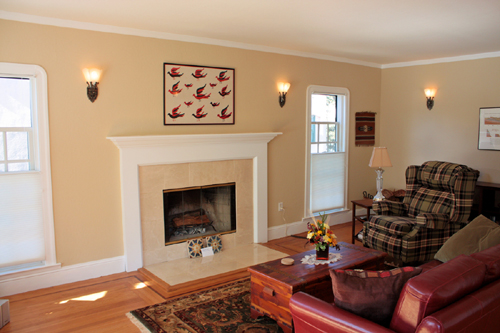 Living room of a Storybook House on The Martinez Home Tour