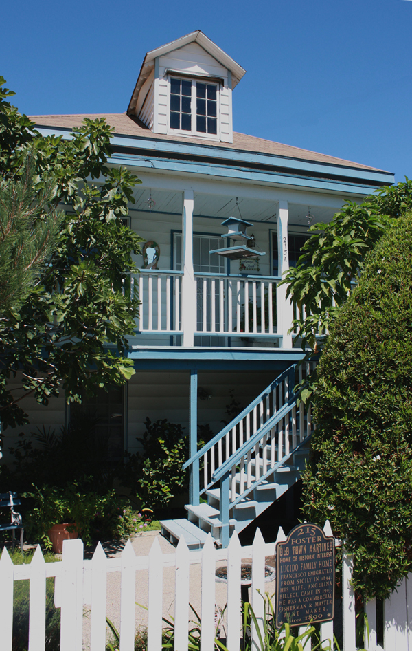 An 1890s Italian winemaker's house in Martinez, CA.