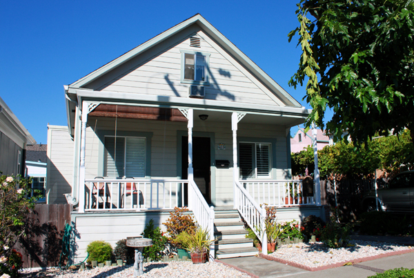 A fisherman's cottage from the early 1900s in Martinez, CA.