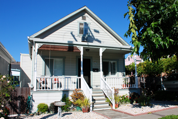 A fisherman's cottage from the early 1900s in Martinez, CA.