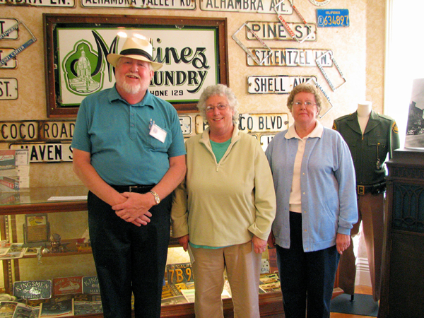 Volunteers at the Martinez Museum.