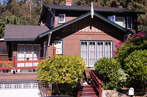 This Craftsman Home in Martinez, CA features a hidden sleeping nook much nicer than the one in which Harry Potter slept.